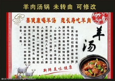 鲜香四溢，美味天成——精选羊肉主题宣传看板图片素材指南